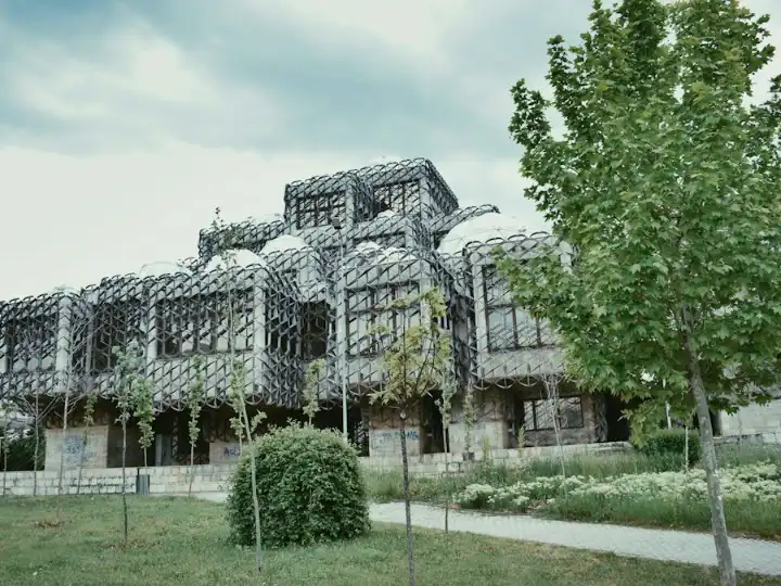 The National Library of Kosovo in Prishtina
